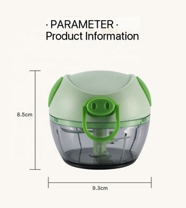 Extracteur manuel en plastique pour ail, pommes de terre et purée de citrouille, machine multifonctionnelle pour aliments complémentaires pour bébés, hachoir à viande pour garnitures de raviolis - Product Image 5