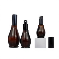 Flacon pulvérisateur en verre ambré personnalisé ODM, 10-100 ml, brume fine, rechargeable, atomiseur d'aromathérapie et de parfum