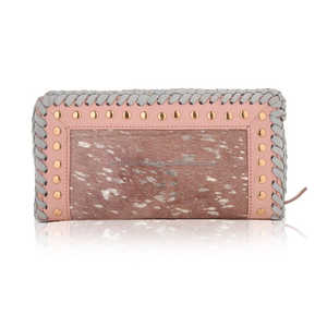 กระเป๋าคลัทช์หนังวัวมีพู่ทำด้วยมือหรูหรามีสไตล์กระเป๋าสตางค์หนังขนาดเล็กสไตล์โบฮีเมียนแฟชั่นตะวันตกหนังแท้ลำลอง - Product Image 2