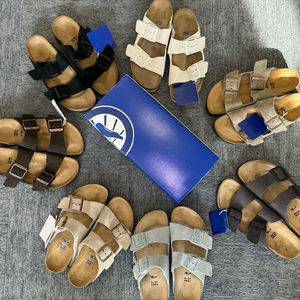 Birkenstocks Custom Tock Clogs, sandales confortables antidérapantes en daim, <span class=keywords><strong>semelle</strong></span> en liège, toutes saisons, pour hommes et femmes, plage - Product Image 4