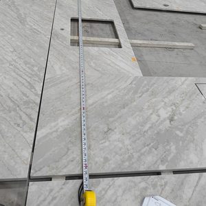 Goldtop ODM thạch anh đánh bóng trắng 6038 Taj Mahal <span class=keywords><strong>Quartz</strong></span> slab cho nhà bếp bàn và phòng tắm vanitytop - Product Image 3