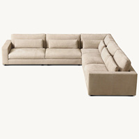 Rhoohill Custom ize Modernes Design Hochwertiges Villa-Sofa aus echtem Leder Indoor-Wohnzimmer möbel L-Schnitts ofa