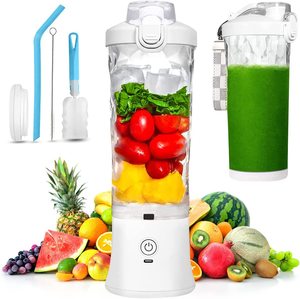 공장 디자인 베스트 셀러 600ml 스포츠 과즙 기 믹서기 단백질 쉐이커 전기 믹서기 휴대용 주스 믹서기 - Product Image 4