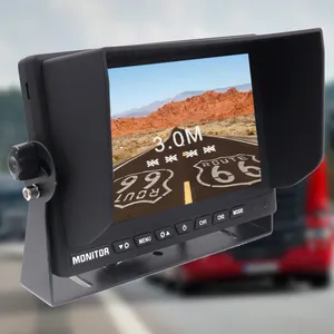 HGV VANトラック用1080PAHDビデオパーキングセンサーシステム、IP67防水メインホストおよび3または5メートルの検出範囲レーダー