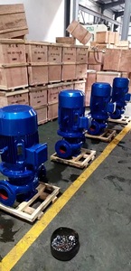 Pompe centrifuge verticale commerciale pour la circulation de l'air conditionné central, entraînant la distribution d'eau froide et chaude - Product Image 3