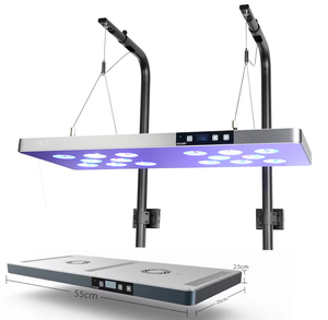 Support d'éclairage d'<span class=keywords><strong>aquarium</strong></span> à LED télécommandé à spectre complet pour les environnements coralliens d'<span class=keywords><strong>eau</strong></span> <span class=keywords><strong>douce</strong></span> et marins - Product Image 5