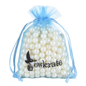 Custom Logo Cotton Mesh <b>Pouches</b> Recyclable <b>Drawstring</b> Jewelry Organza Gift Bags for Rings Glasses Wedding Party Christmas Gifts - Product Image 3