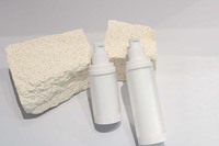 Fabrication de bouteille de pompe sans air en plastique pompe à lotion pour sérum support blanc taille et couleur personnalisées