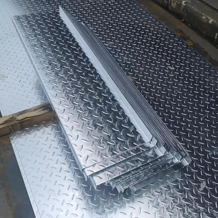 Q235 Checkered Plate Galvanized Anti skid