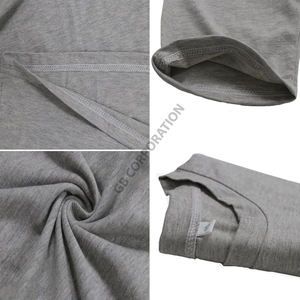 T-shirt en coton 100% pour homme à manches courtes, fabrication OEM, col rond uni, haute qualité, séchage rapide, écologique, coupe classique - Product Image 2