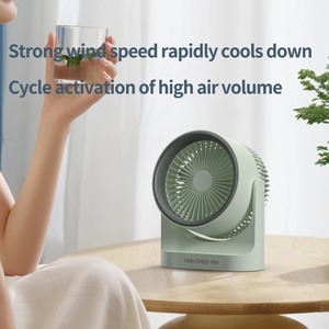 New Rechargeable Desktop <b>Fan</b>, Wall-mounted Portable Smart <b>Remote</b>-controlled Desktop <b>Fan</b>, Small Desktop <b>Fan</b> - Product Image 4