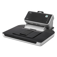 Scanner à alimentation par feuilles Kodak S2050, 80 feuilles ADF, détection multi-feuilles par ultrasons, capacité de 6000 pages par jour pour les services de bureau et les comptoirs.