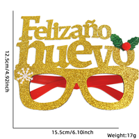 Serre-tête décoratif avec lettres Joyeux Noël et chapeau de Père Noël, accessoire de costume amusant pour les réunions de famille, les événements de Noël au bureau et les sacs cadeaux pour enfants