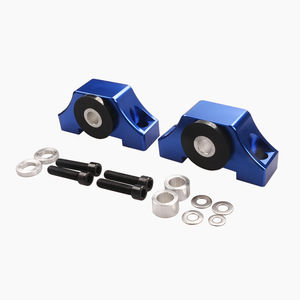 Engine Mount <b>Bracket</b> For Honda Civic EKEG Aluminum Blue With Hardware Kit - Product Image 1