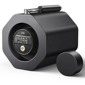 Verrou de remorque réglable AMBITION, nouvelle combinaison, compatible avec coupleur de 2-5/16 pouces, fixation facile pour camping-car, remorque, bateau, caravane, noir - Product Image 1