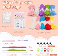 El yapımı DIY kiti De tığ Amigurumi tığ oyuncaklar penguen bebek başlayanlar için ev dekorasyon tekstil ve kumaş el sanatları
