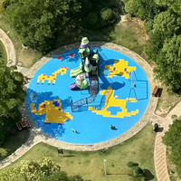 Professionelles PP-Sicherheitsbodensystem für Kindergarten-Spielplatzbau und Renovierungsprojekte