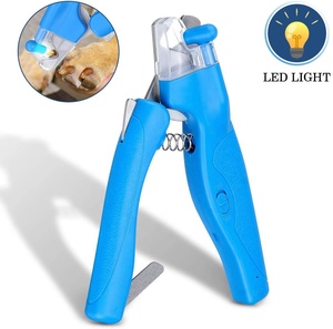 Molinillo de uñas para perros con luz <span class=keywords><strong>LED</strong></span> verde profesional, recortador de uñas para mascotas, Protector de seguridad, cortaúñas de plástico, la mejor herramienta de aseo - Product Image 2