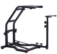 Support de volant de jeu de simulation de course G29 réglable en hauteur avec support de pédale pour PS4