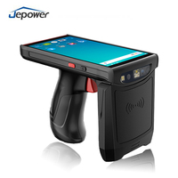 Terminal PDA Portátil con Lector RFID UHF D70 Android 9.0, Escáner de Código de Barras 2D de Largo Alcance (10m), PDA Resistente con Pantalla Completa de 5.7 Pulgadas