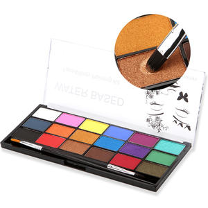 Peinture corporelle et faciale à base d'huile, logo personnalisé, ensembles de peinture artistique sur peau avec pinceau - Product Image 1