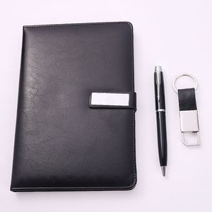 Custom Logo Notebook <b>Gift</b> <b>Set</b> with Keychain Ideal for Corporate Giveaway - Product Image 4