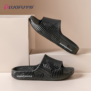 LUOFU รองเท้าแตะสำหรับผู้ชาย,รองเท้าแตะ Eva กันลื่นใส่ได้ทั้งสี่ฤดูใช้ในบ้านในร่มสำหรับห้องน้ำรองเท้าแตะคู่รัก - Product Image 3