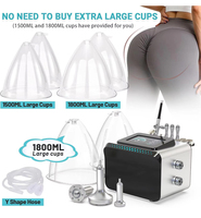 Appareil de thérapie par ventouses 3-en-1 pour usage domestique avec pistolet pulvérisateur pour les soins de la peau du visage, machines faciales Dermashine