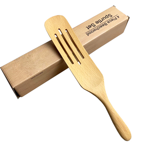 Eco Friendly Non-stick Bamboo Cooking Salad Stirring Tools Wood <strong>Spurtle</strong> - Product Image 4