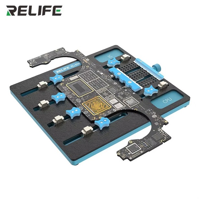 RELIFE RL-605 Pro Laptop Motherboard Chip Repair Rotating Fixture for Motherboard Repair Chip Removal Glue Fixed Tools