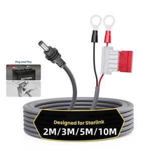Pour Starlink Mini câble d'alimentation spécifique bricolage 18AWG avec porte-fusible automobile ATC/ATO pour Starlink Mini câble torique 3M 5M <span class=keywords><strong>10M</strong></span> - Product Image 1