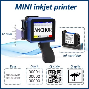 PVC Boru Kablo Metre İşaretleme Mini Mürekkep Püskürtmeli Kodlama Makinesi için 1-12.7mm Ayarlanabilir Baskı Yüksekliği - Product Image 5