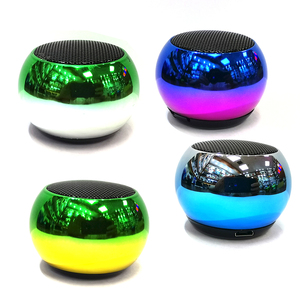 M3E Vente chaude Mini haut-parleur portable sans fil BT stéréo avec caisson de basses 3W Sortie Métal électro-plaqué dégradé Mini cadeau actif - Product Image 3