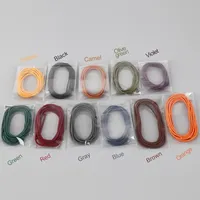AIGUONIU Bande élastique de réparation en caoutchouc pour accessoires de carnet en cuir, cordon élastique, cordon de serrage, longueur 1 mètre