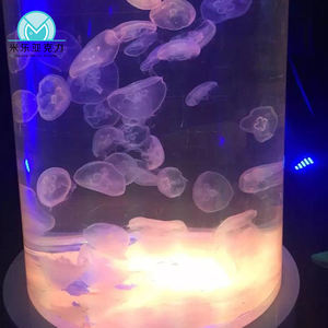 Aquarium rond de 90 gallons en acrylique personnalisé, grand chantier, bon look, écologique - Product Image 6