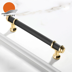 European Metal Contemporary Kitchen Cupboard <strong>Door</strong> Handles <strong>Matt</strong> <strong>Black</strong> Zinc 128mm Furniture Pull for Dresser Wardrobe Cabinet - Product Image 3
