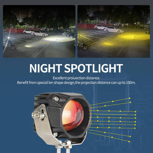 MD17 20W 2000LM luci LED moto con funzione stroboscopica per R1200GS F800GS <span class=keywords><strong>K1600</strong></span> & montaggio universale - Product Image 5