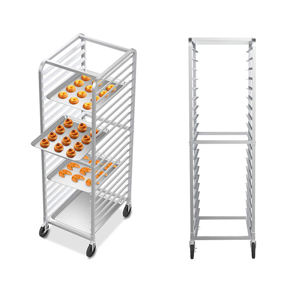 Hot Selling Movable 6/12/15 Tier Stainless Steel Baking Sheet Tray Rack ...