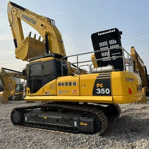 รถขุดไฮดรอลิกแบบตีนตะขาบ Komatsu PC350 มือสอง น้ำหนักใช้งาน 35 ตัน สำหรับงานก่อสร้าง พลังงาน และเหมืองแร่ - Product Image 1
