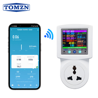 TOMZN TOVPD1-SKW Prise universelle + prise EU WIFI TUYA, tension et courant AC 110V 220V 1-16A, avec disjoncteur de mesure PE