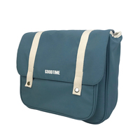 Mochila Escolar Taslon con Logotipo Personalizado, Bolsillo Frontal Estructurado y Etiqueta para Nombre - Mochila Infantil Resistente al Agua con Asa Superior