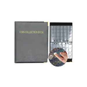 480 Pockets Coin Collection Book Holder 20 Pages Coin Collection Holder Album Organizer Box For 20/25/27/30mm Coin Supplies