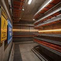 Câble de commande blindé GOST Standard KVVGng FRLS, résistant au feu, LSZH 0.6 1kV, fil de cuivre blindé VVG pour centrale électrique