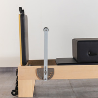 Reformer Pilates Kayu Maple Berkualitas Tinggi, Alat Olahraga Yoga Profesional untuk Studio