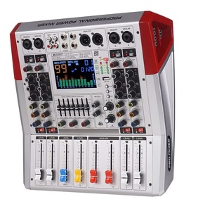 Mezclador Amplificador de Potencia Profesional VR de 4, 6 y 8 Canales, 500W, Consola de Mezclas con MP3, Bluetooth y USB para Actuaciones en Escenario - Product Image 4