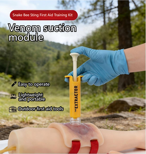 Kit de sauvetage Venom Vacuum Extractor avec module portable pour piqûres d'animaux, équipement de formation aux premiers secours pour piqûres de serpents et d'insectes en extérieur - Product Image 5