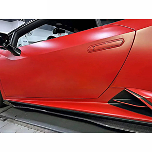 Jupe latérale de kit de carrosserie de voiture de fibre de carbone sèche de Prepreg pour le pare-chocs de voiture de Lamborghini <span class=keywords><strong>Huracan</strong></span> <span class=keywords><strong>EVO</strong></span> - Product Image 6
