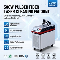 Machine de nettoyage au laser pulsé refroidie par air 500W pour le nettoyage de fils et de surfaces marines