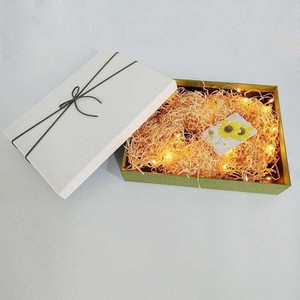 Luxury Green & White Specialty Paper Gift Boxes - Rigid Lid-and-Base Boxes with Rope Ribbon - Product Image 5