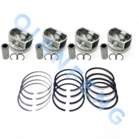 Kit de Pistón con Anillo 1ZZ FE 13101-22031 para Motores TOYOTA Corolla, Celica, Altis, Wish, Avensis, Allion, Premio, Opa, Vista, Caldina